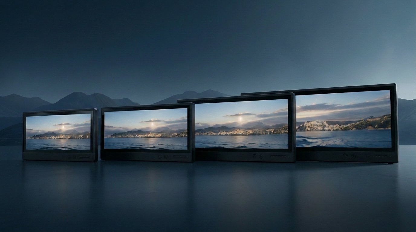 DUW Series ultra-wide marine monitor lineup